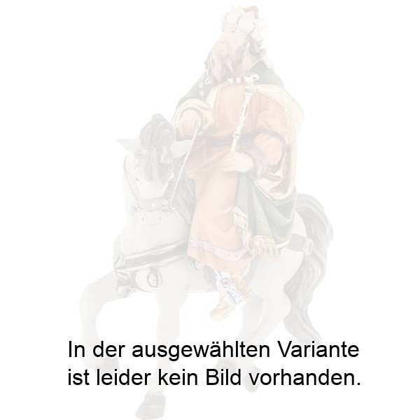 König reitend (Balthasar) ohne Pferd