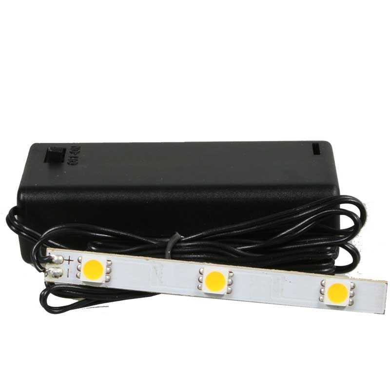 X4-LIFE 701501 LED-Streifen-Komplettset mit Batterie-Box 4.5 V 1 m