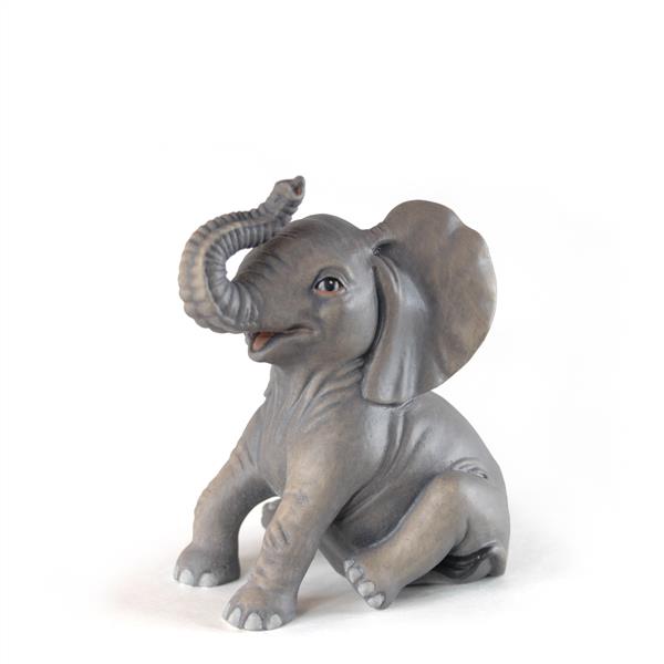 Baby Elefant sitzend